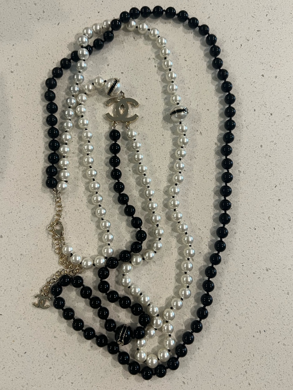 CHANEL Double Strand Necklace